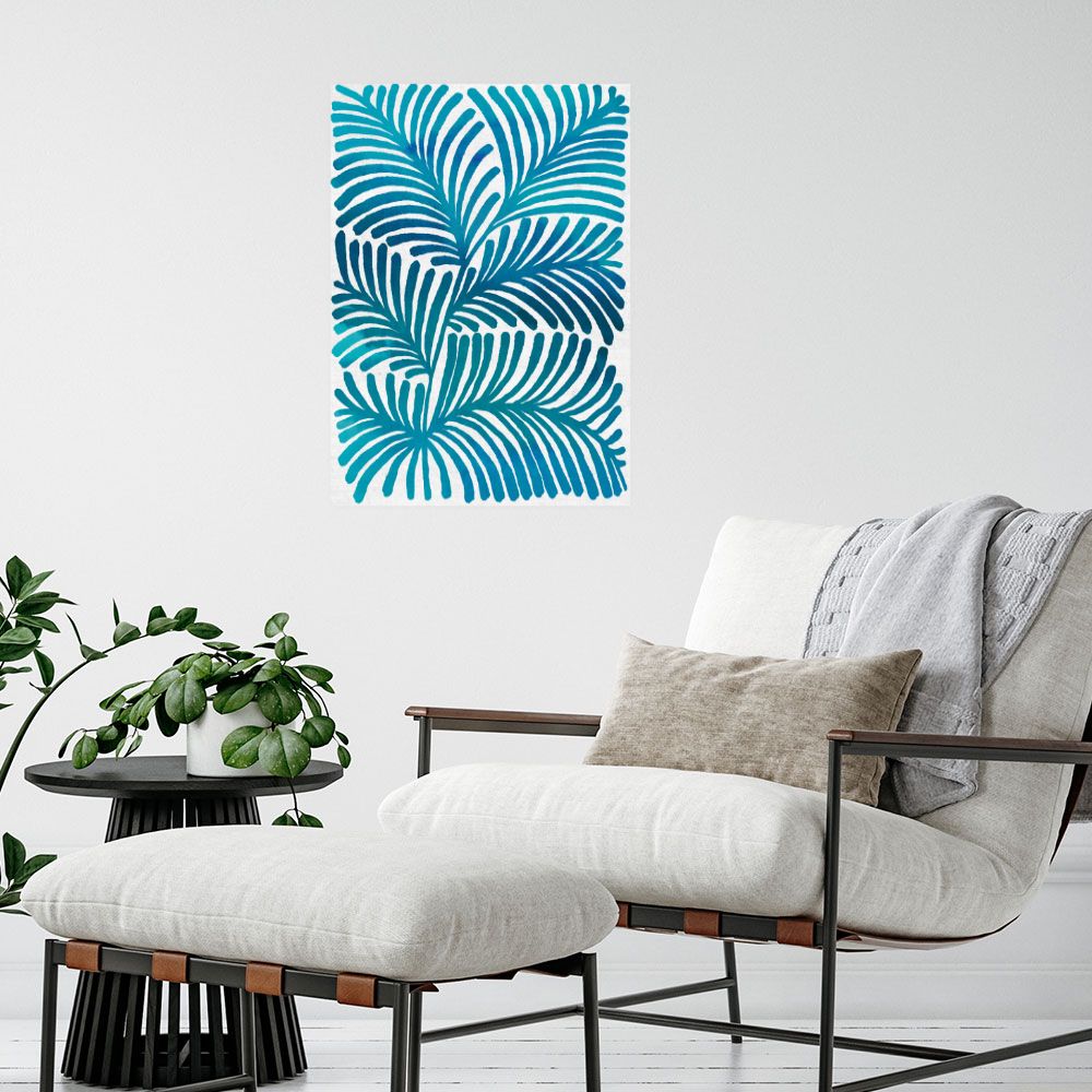 Affiche Feuillage tropical vibrant