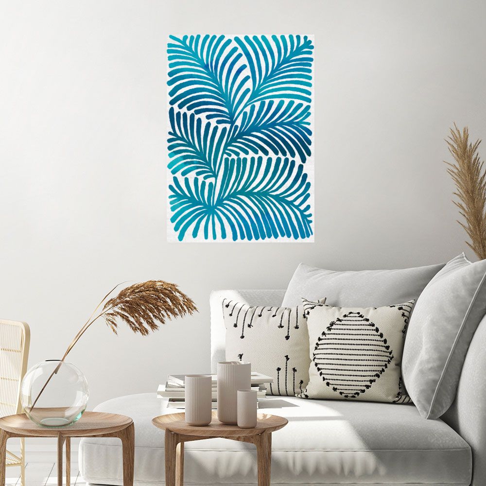 Affiche Feuillage tropical vibrant