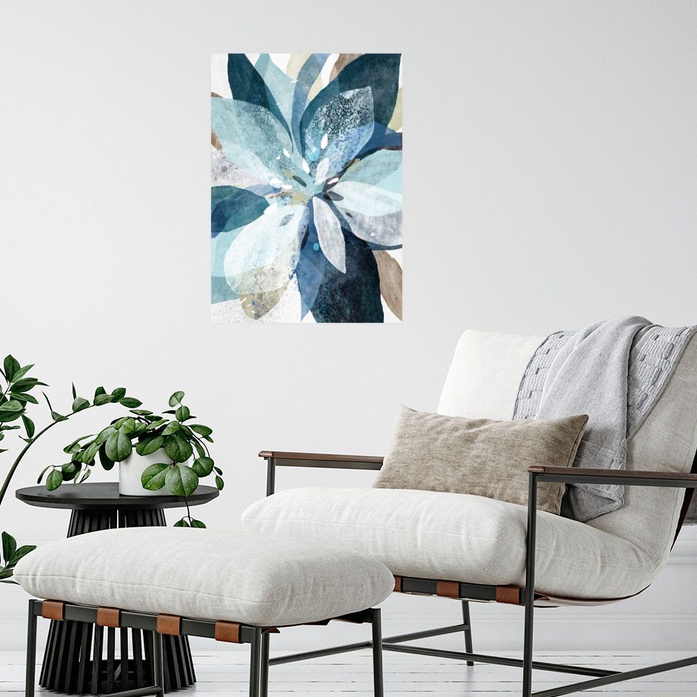 Affiche Fleurs abstraites