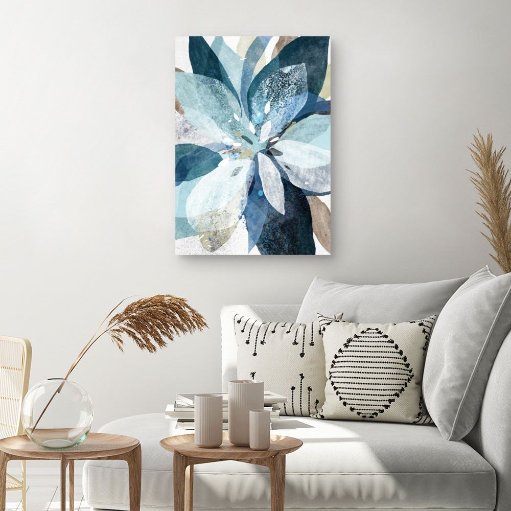 Tableau Fleurs aquarelles vibrantes