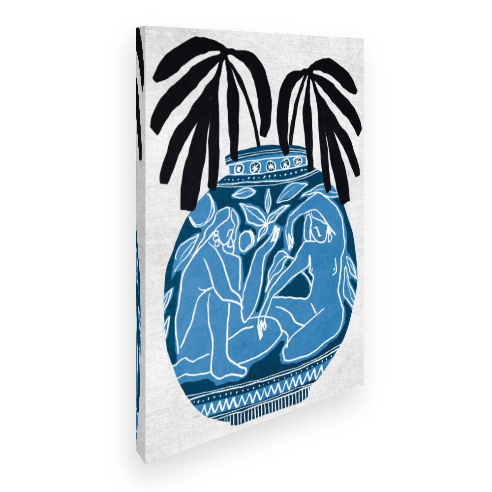 Toile Vase artistique exotique