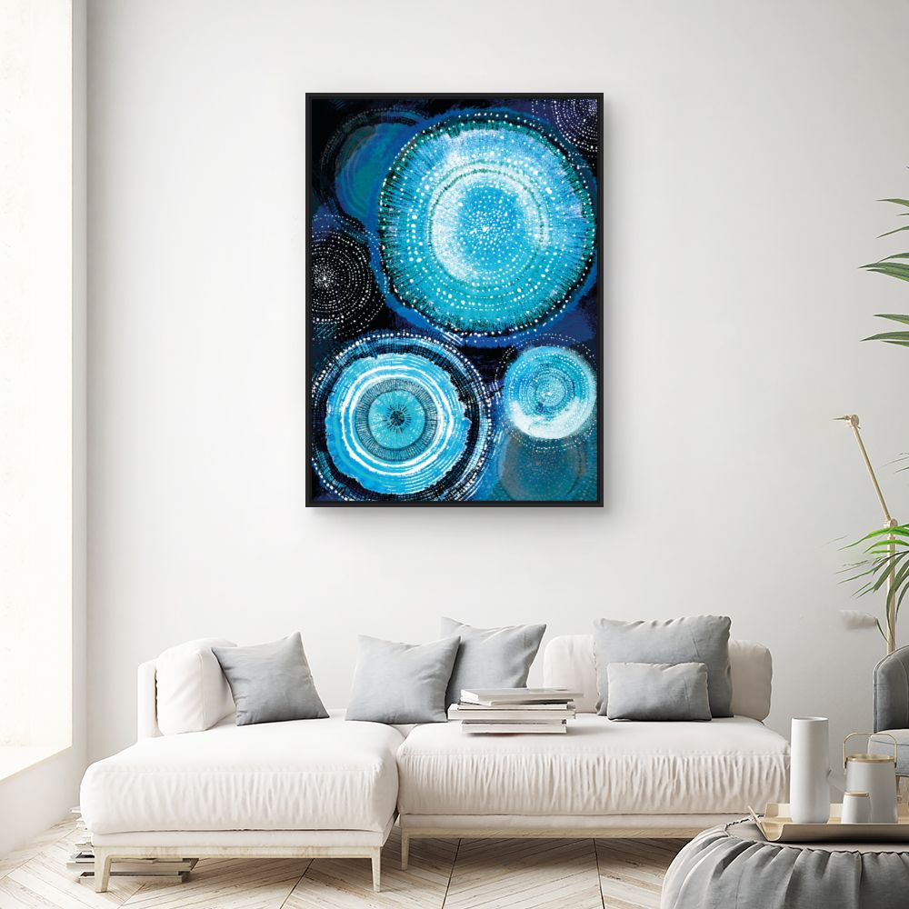 Tableau Cercles hypnotiques