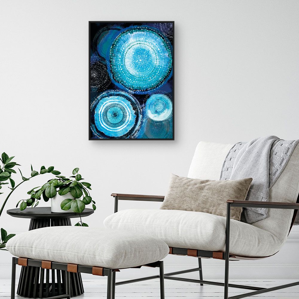 Tableau Cercles hypnotiques