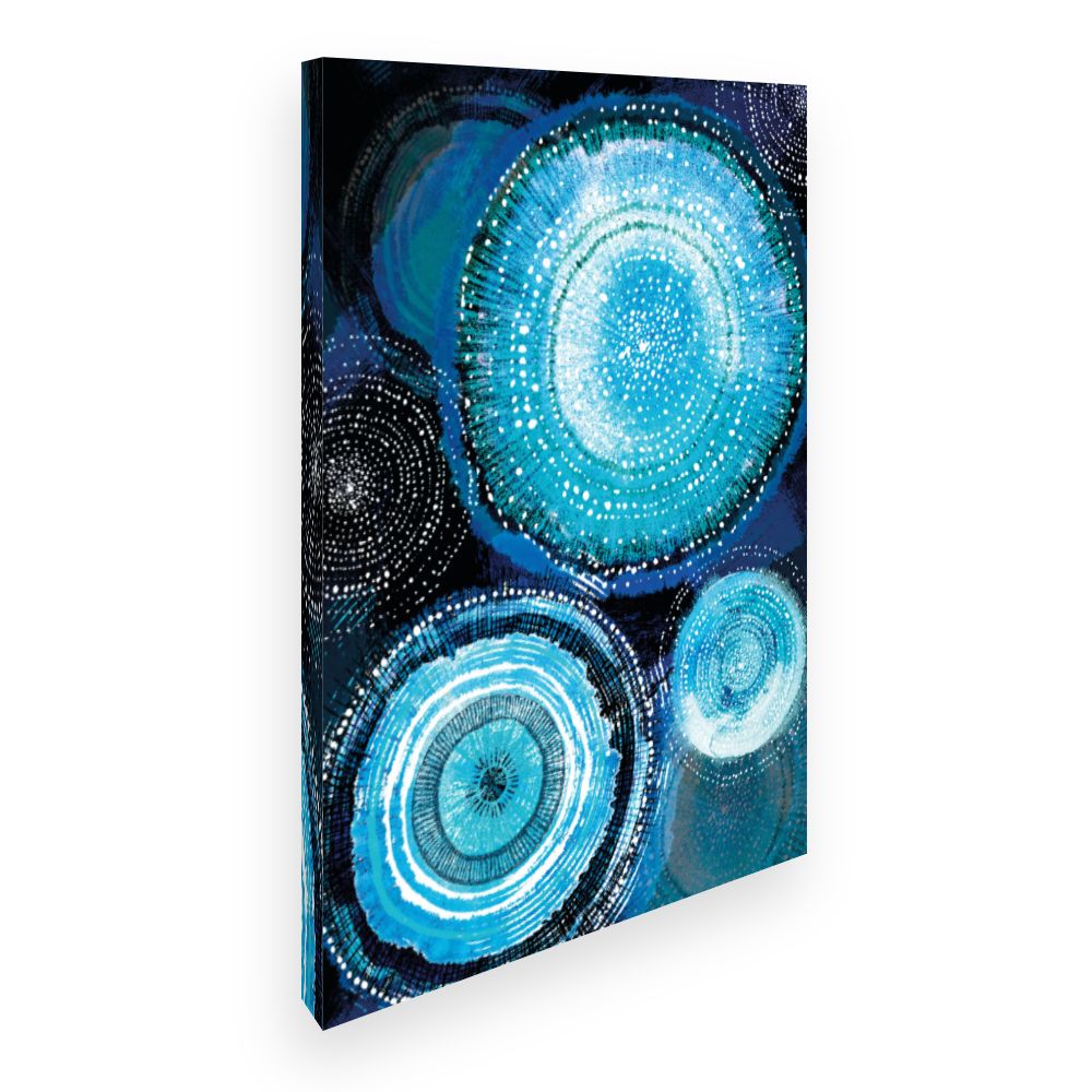 Toile Cercles hypnotiques