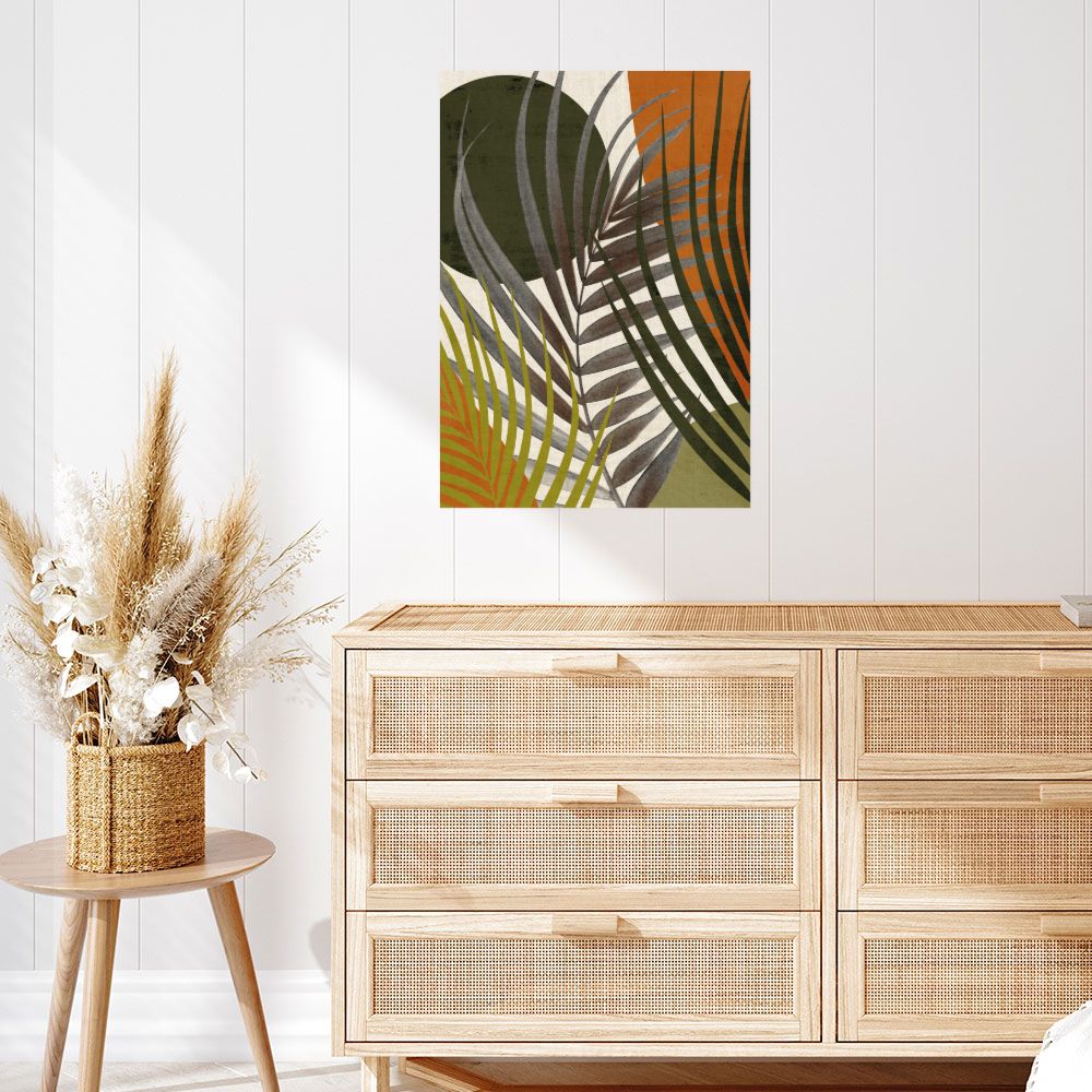 Affiche Feuilles exotiques