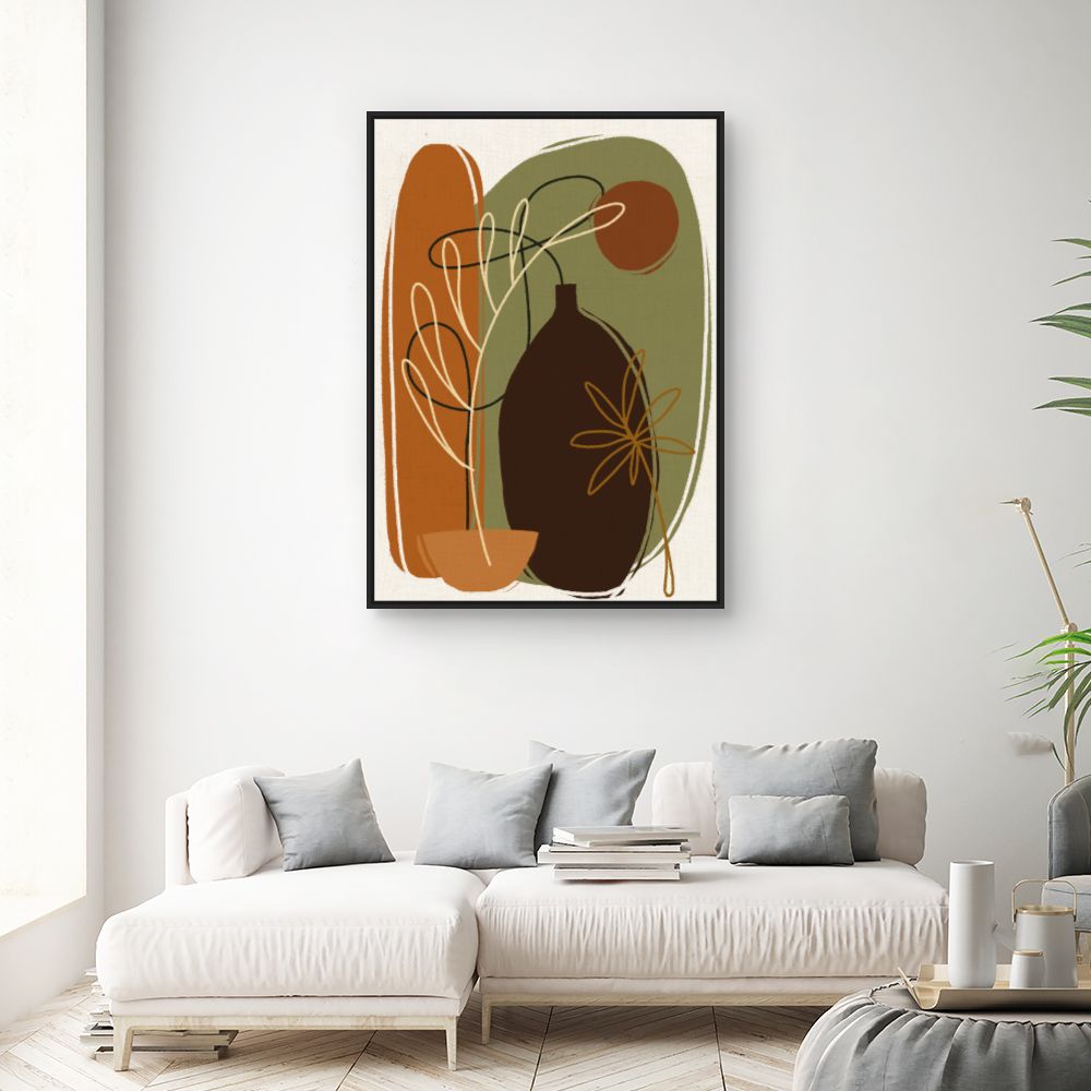 Tableau Formes abstraites naturelles