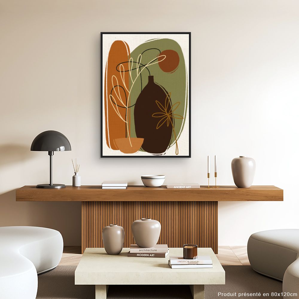 Tableau Formes abstraites naturelles