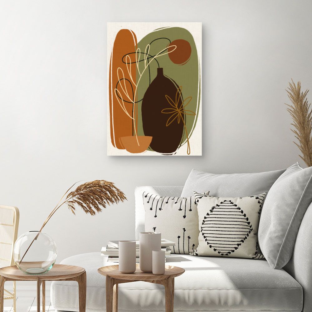 Tableau Formes abstraites naturelles