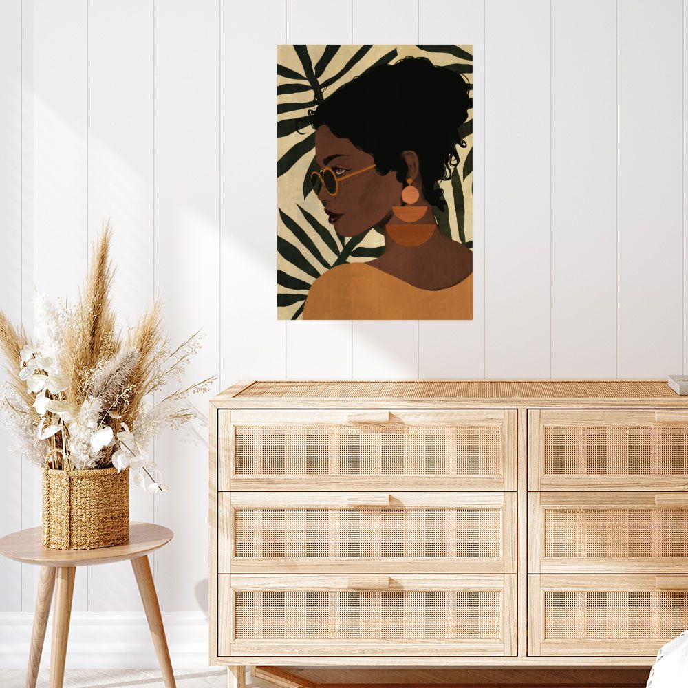 Affiche Silhouette tropicale