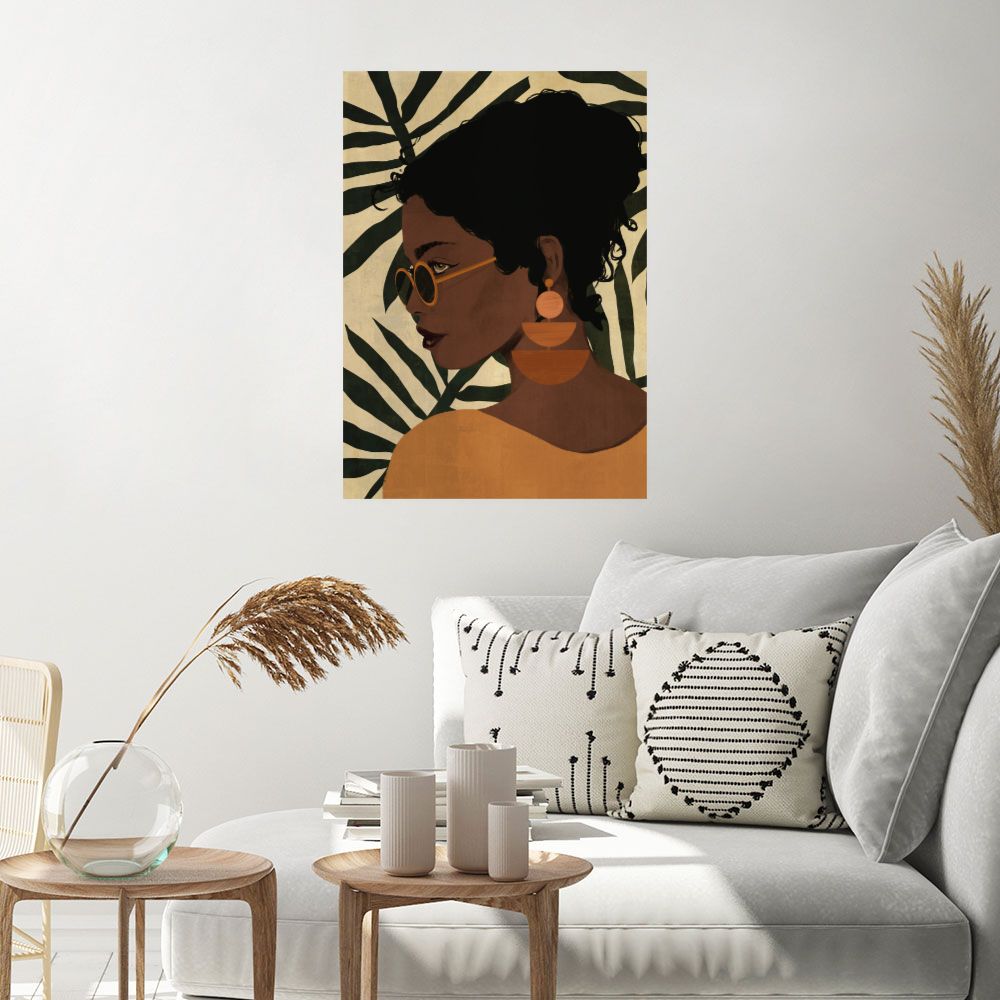 Affiche Silhouette tropicale