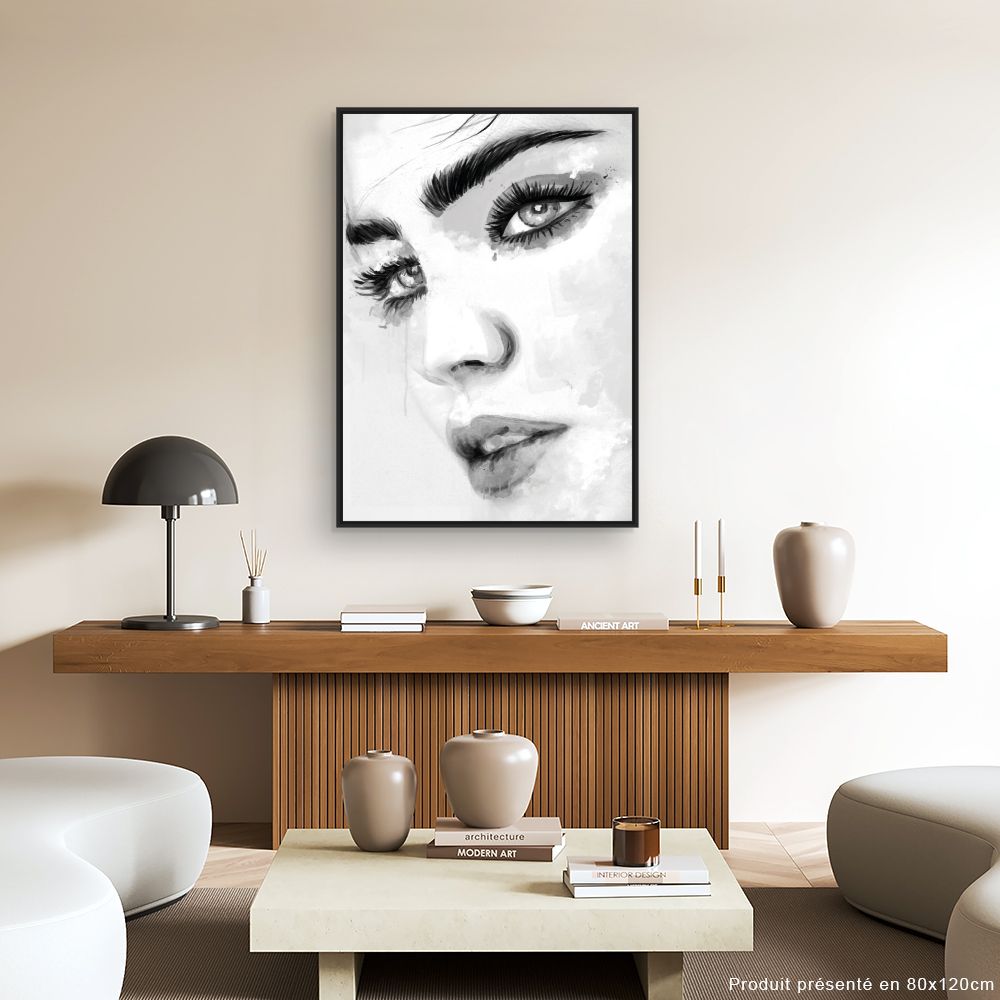 Tableau Regard captivant