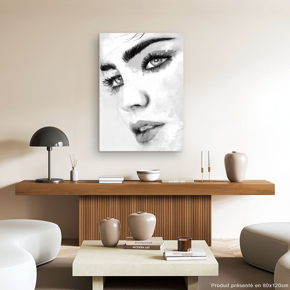 Tableau Regard captivant