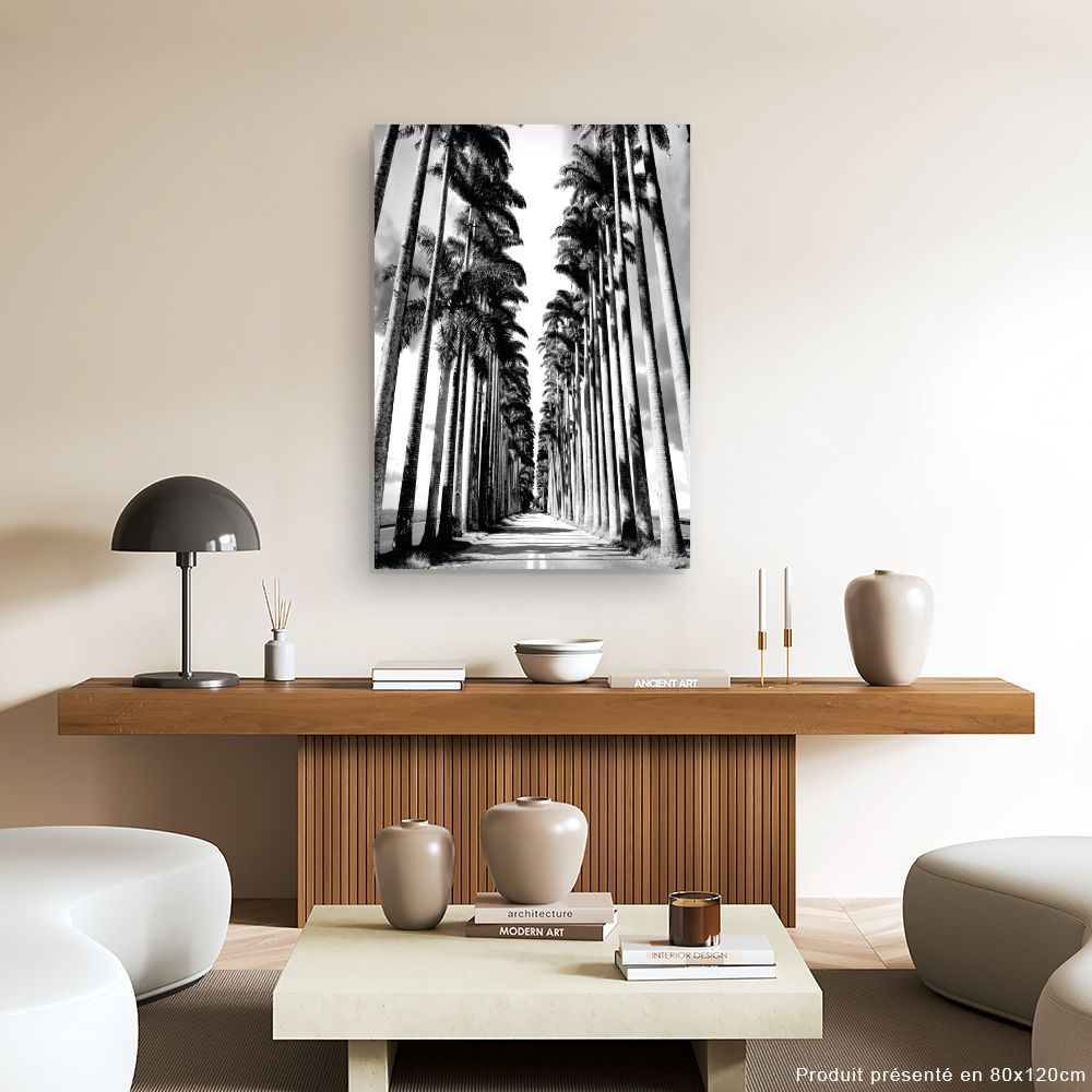 Tableau Allée de palmiers