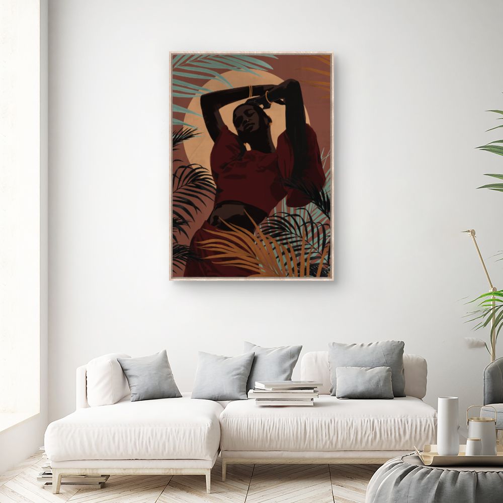 Tableau Silhouette élégante