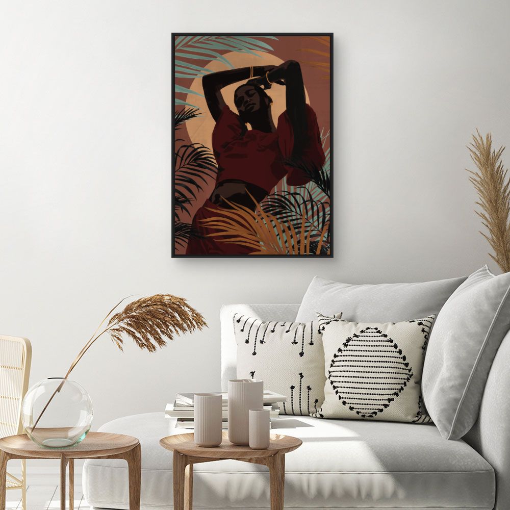 Tableau Silhouette élégante