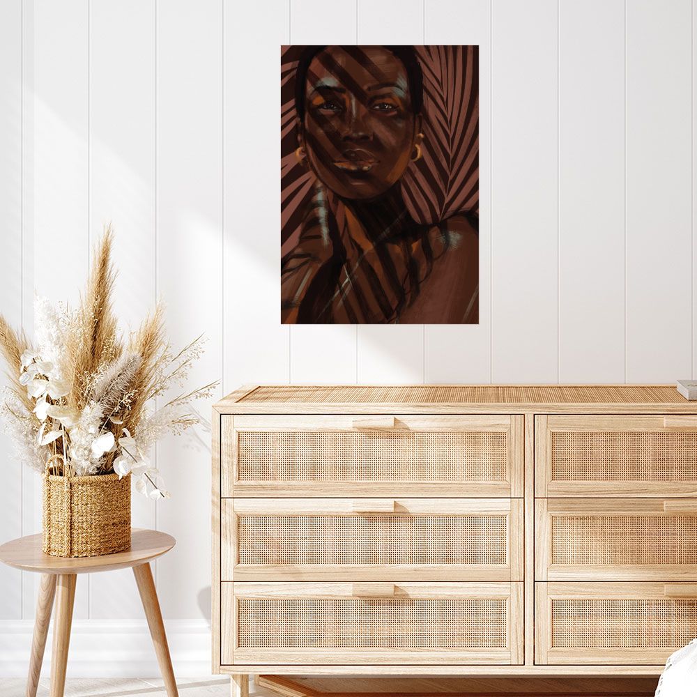 Affiche Portrait ombragé