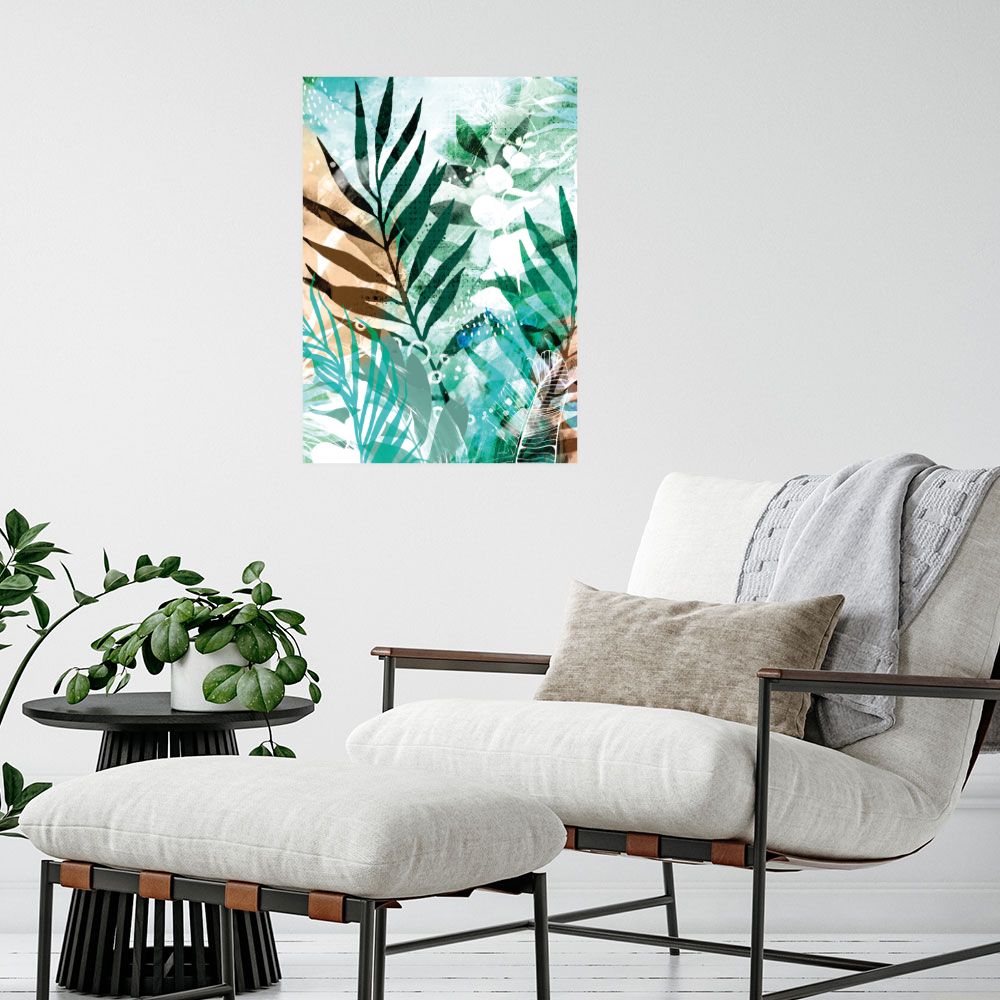 Affiche Feuillage tropical