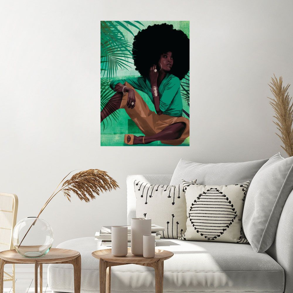 Affiche Élégance tropicale