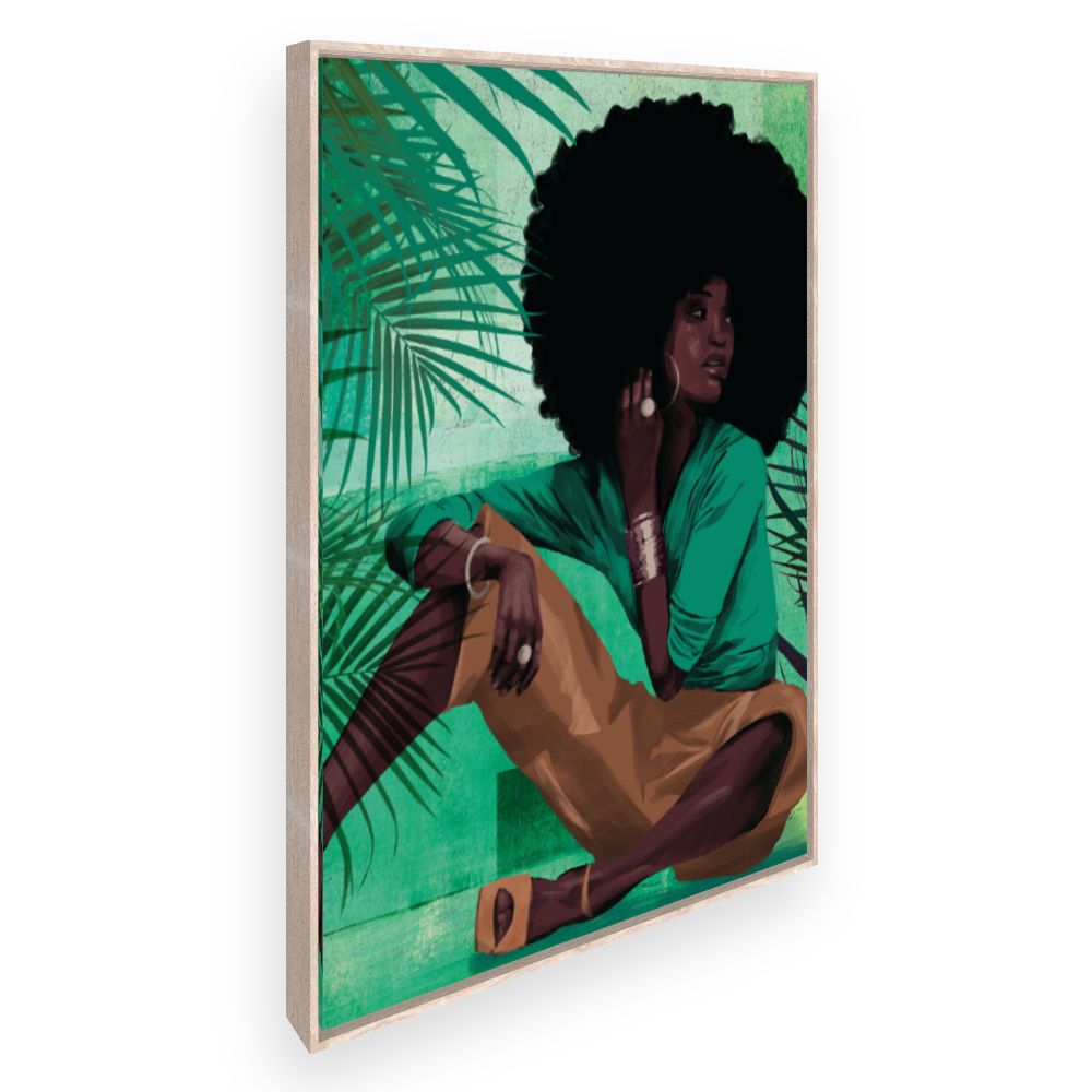 Toile Pose élégante assise