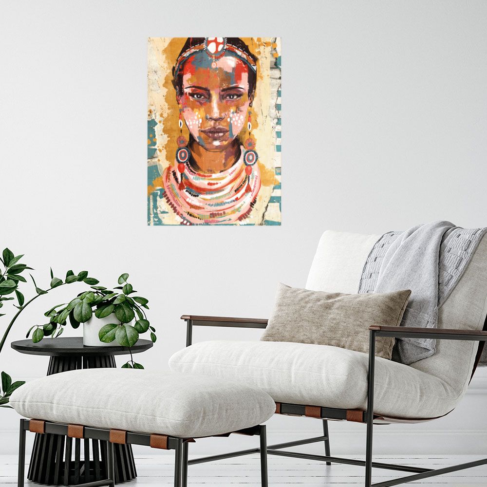 Affiche Portrait vibrant