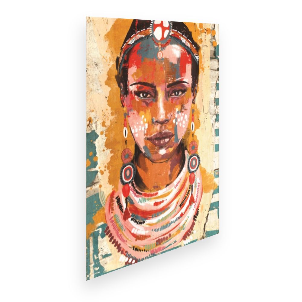 Affiche Portrait vibrant