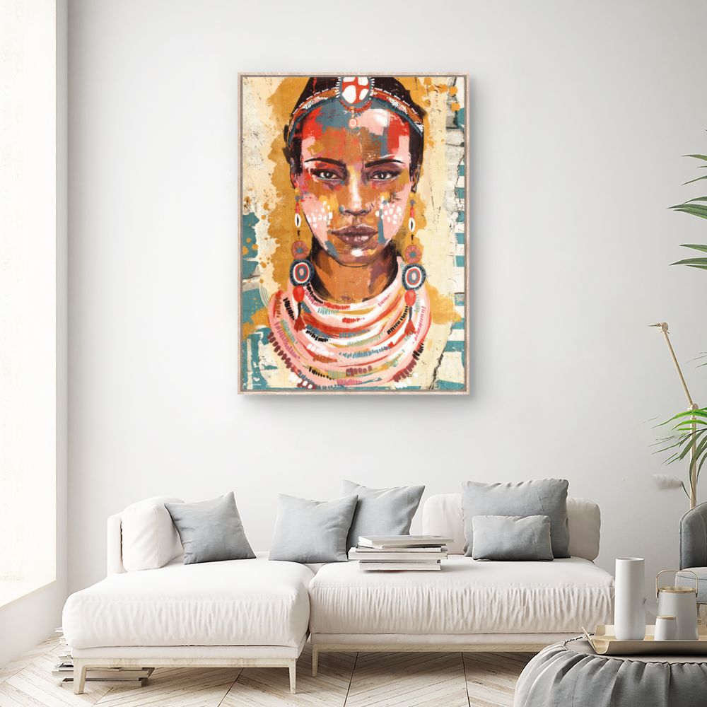 Tableau Portrait vibrant