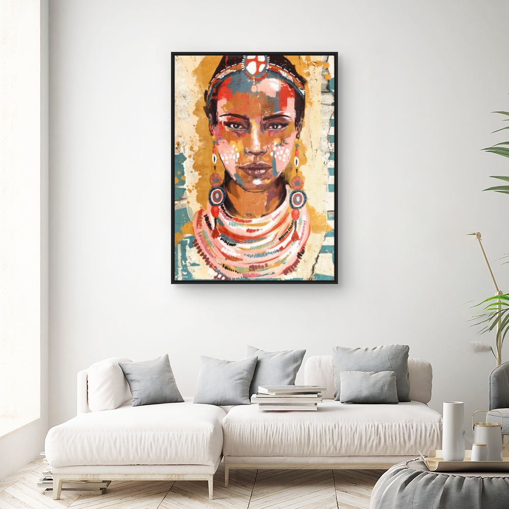 Tableau Portrait vibrant