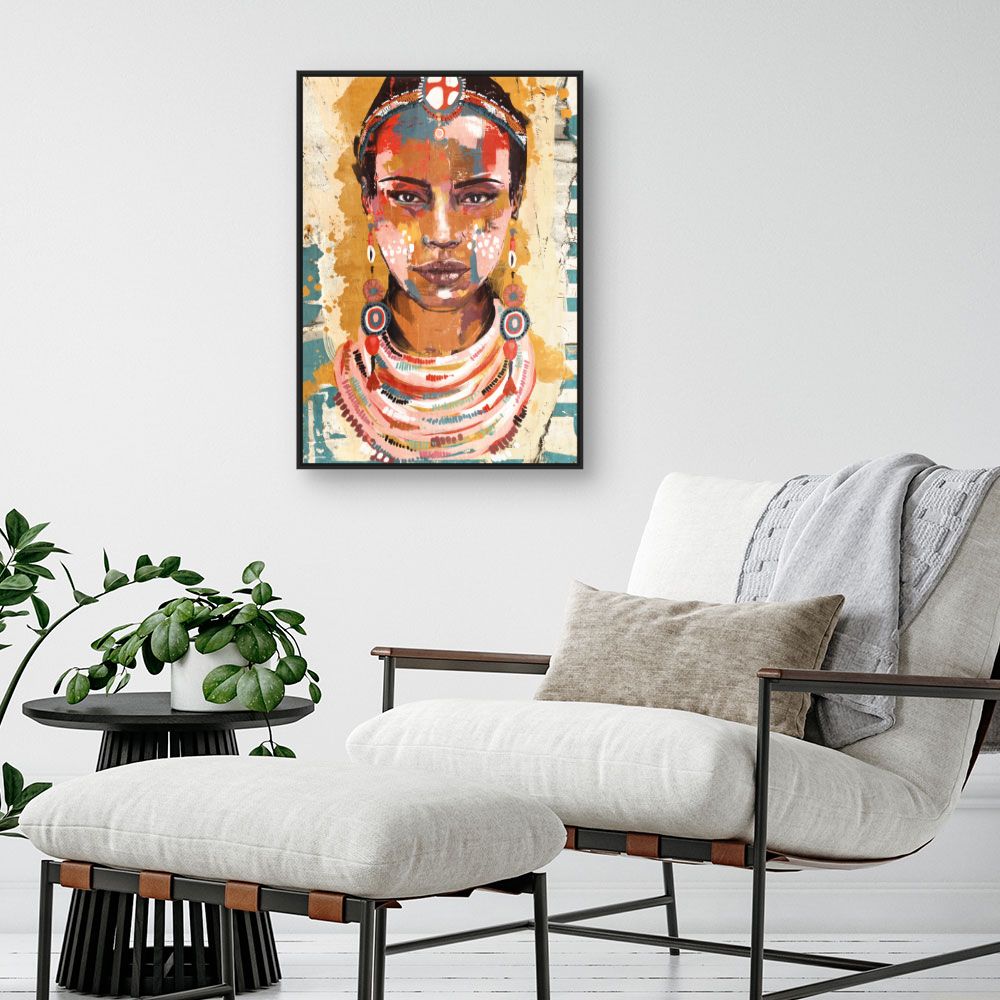 Tableau Portrait vibrant