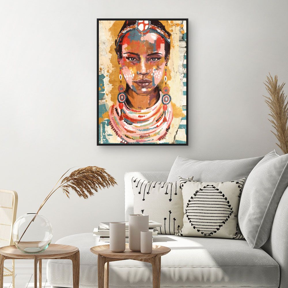 Tableau Portrait vibrant