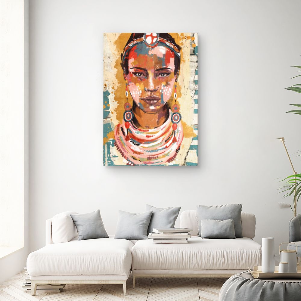 Tableau Portrait vibrant