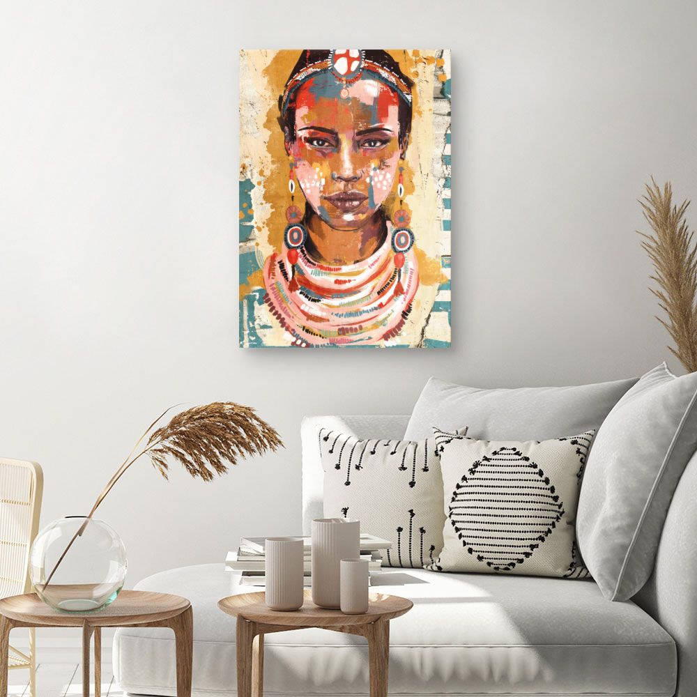 Tableau Portrait vibrant