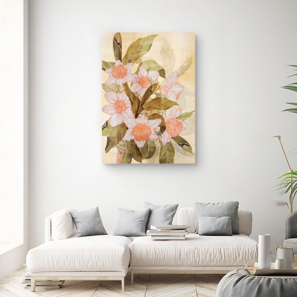 Tableau Élégance florale vintage