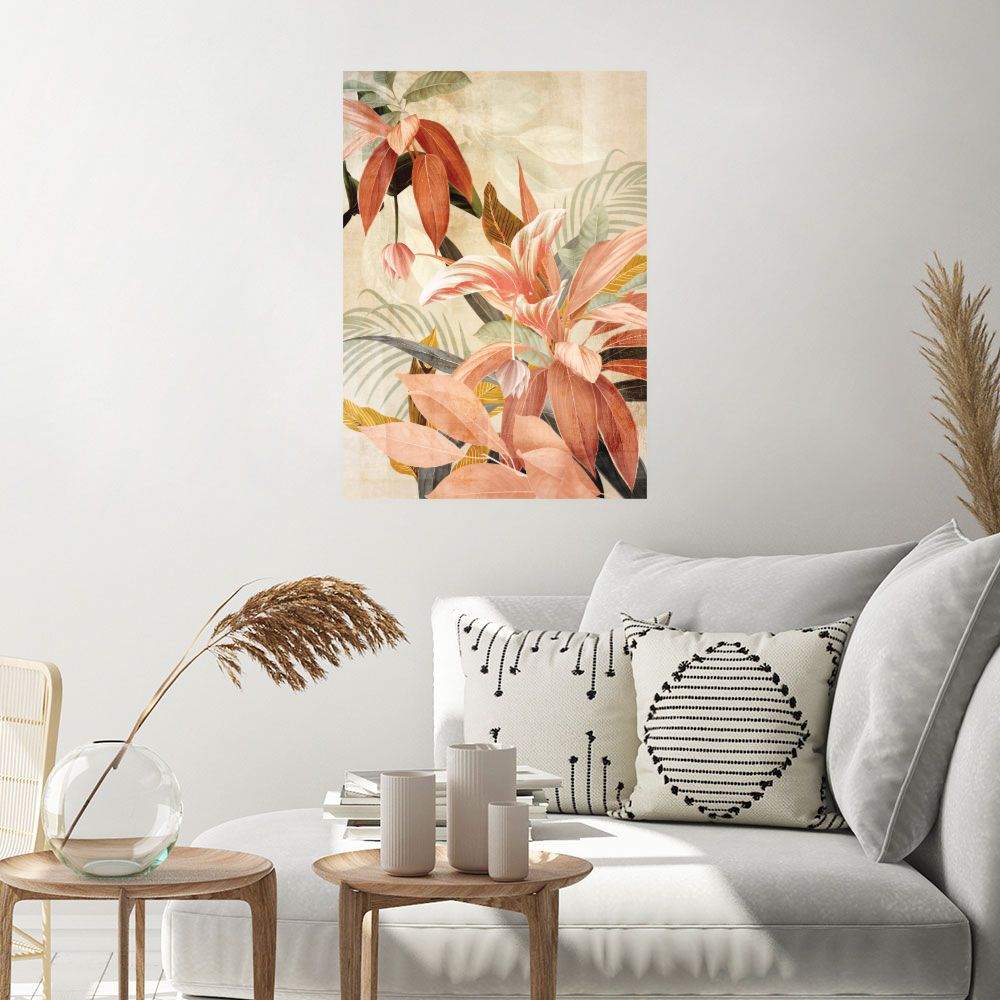 Affiche Feuillage tropical élégant