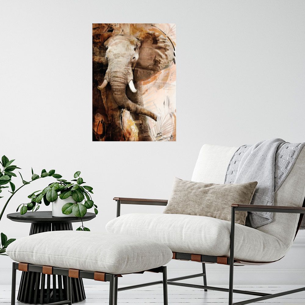Affiche Éléphant majestueux