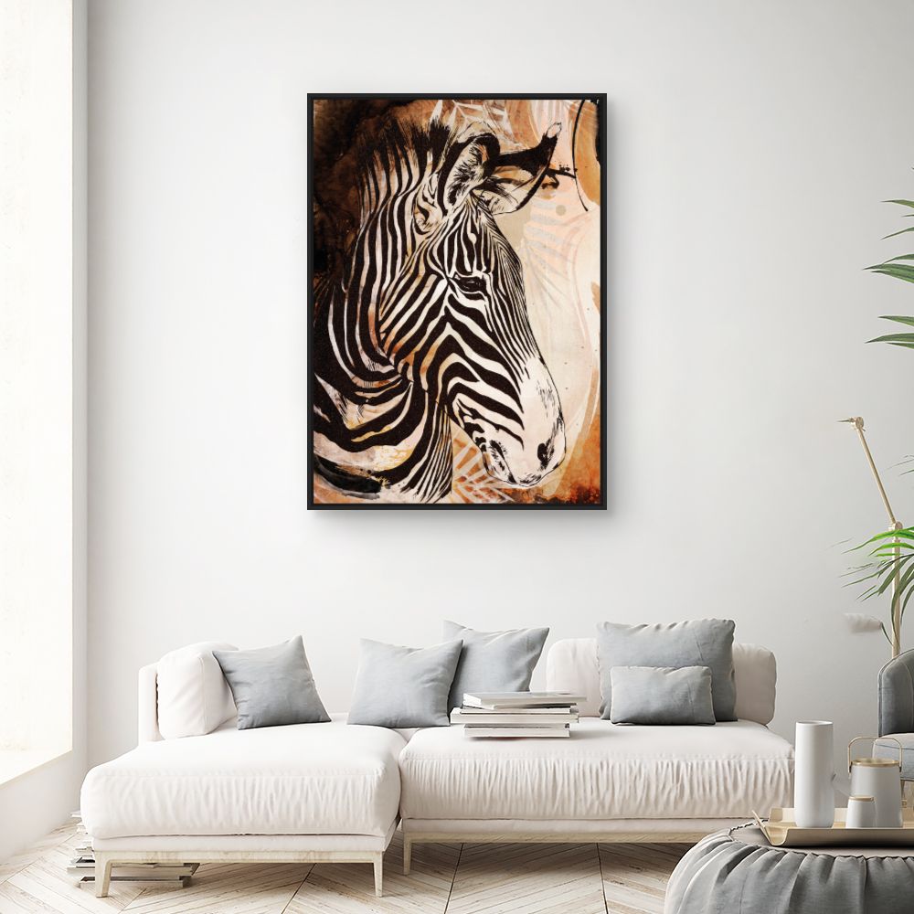 Tableau Zèbre majestueux