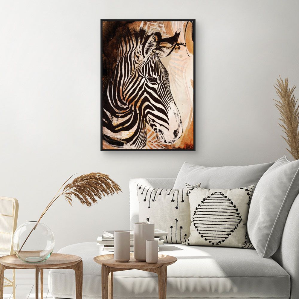 Tableau Zèbre majestueux