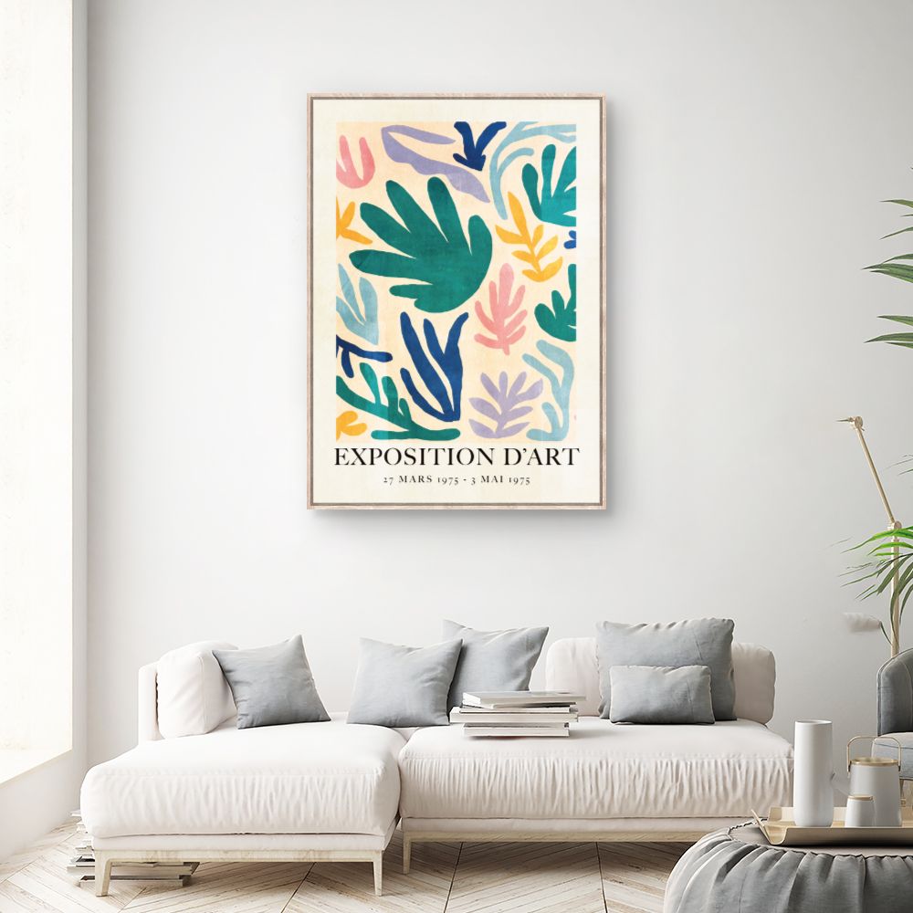 Tableau Feuillages colorés