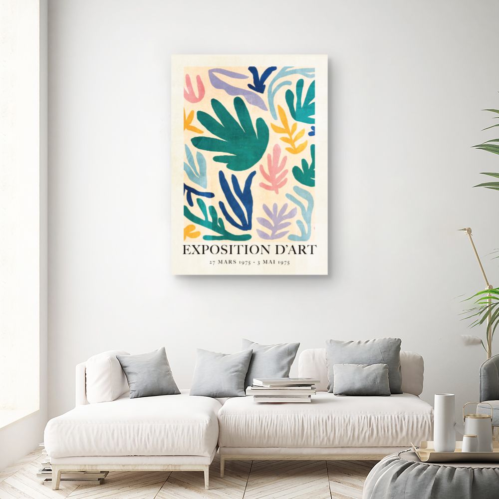 Tableau Feuillages colorés