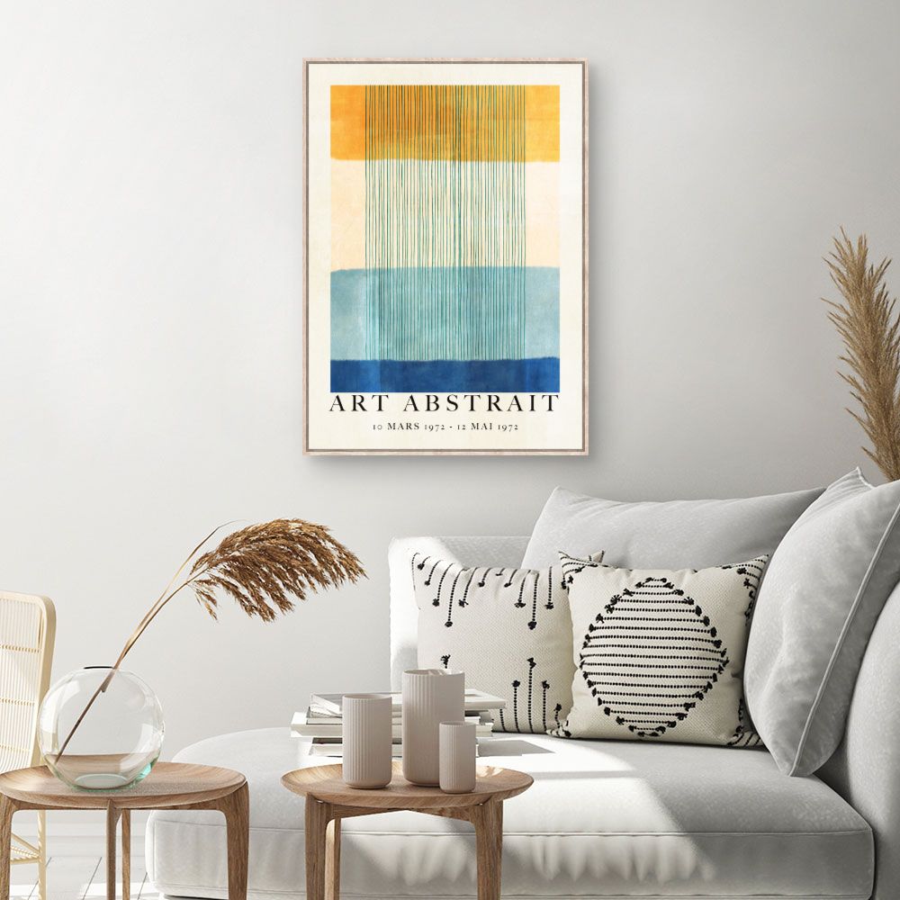 Tableau Rayures abstraites élégantes