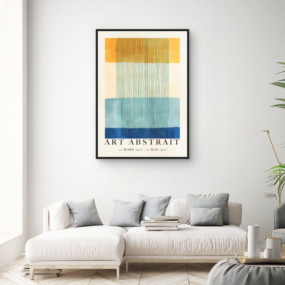 Tableau Rayures abstraites élégantes