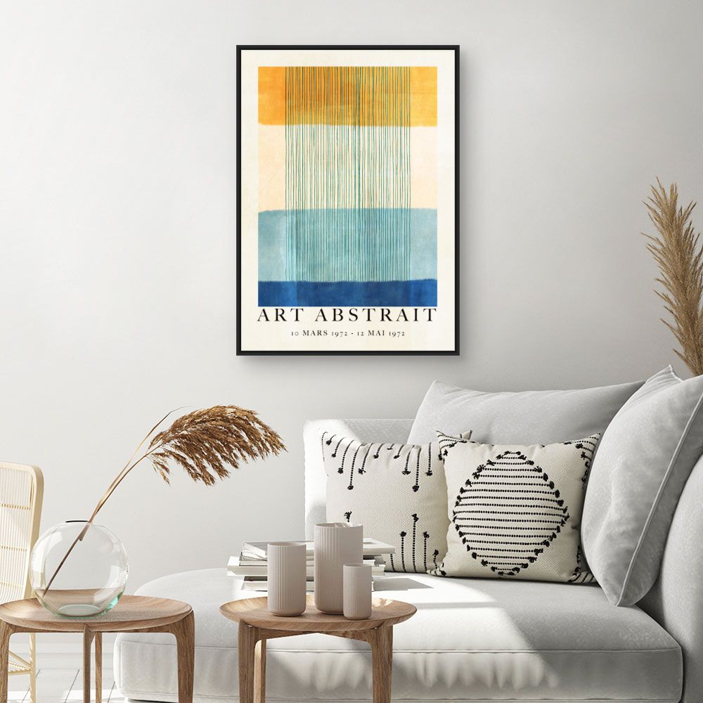 Tableau Rayures abstraites élégantes