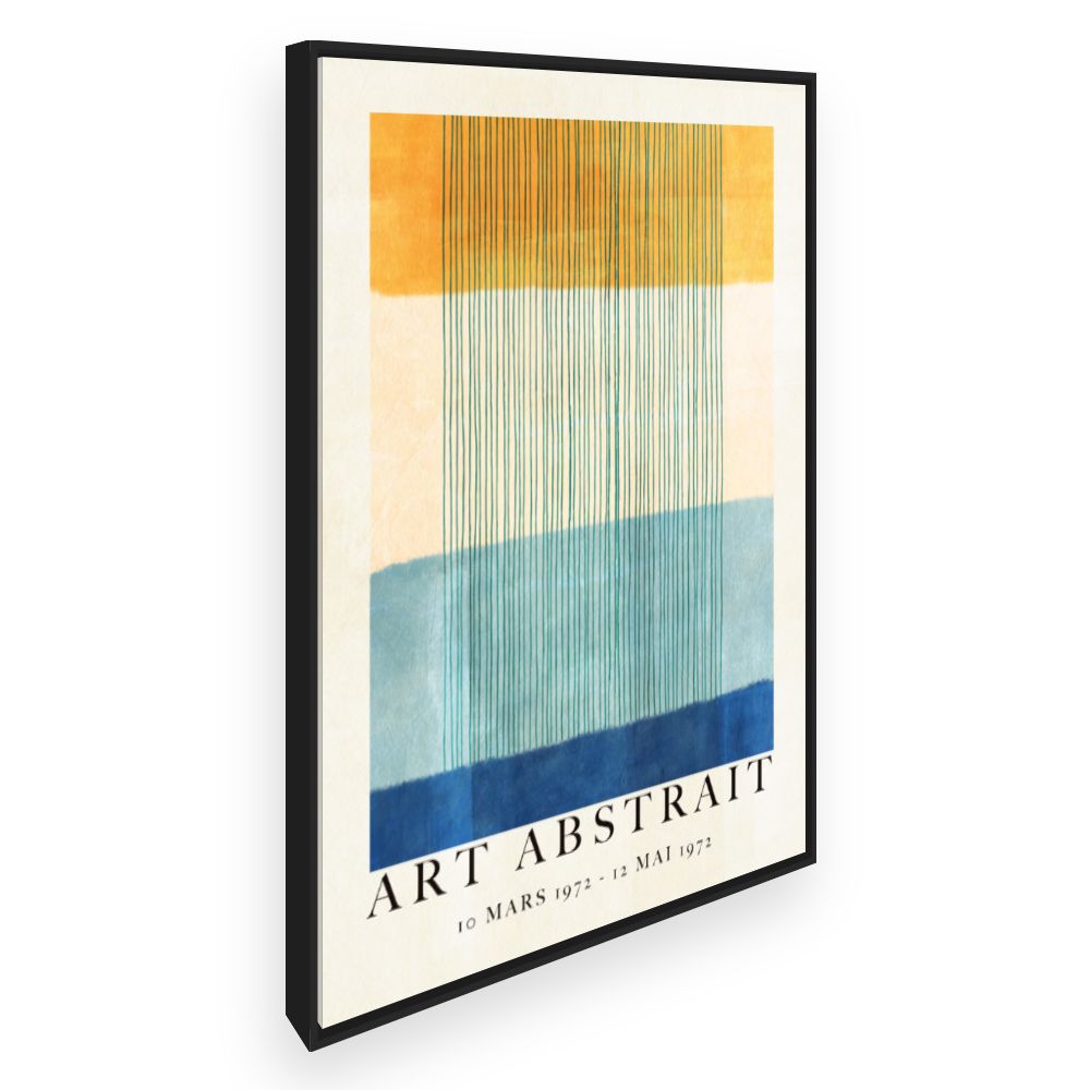 Toile Rayures abstraites élégantes