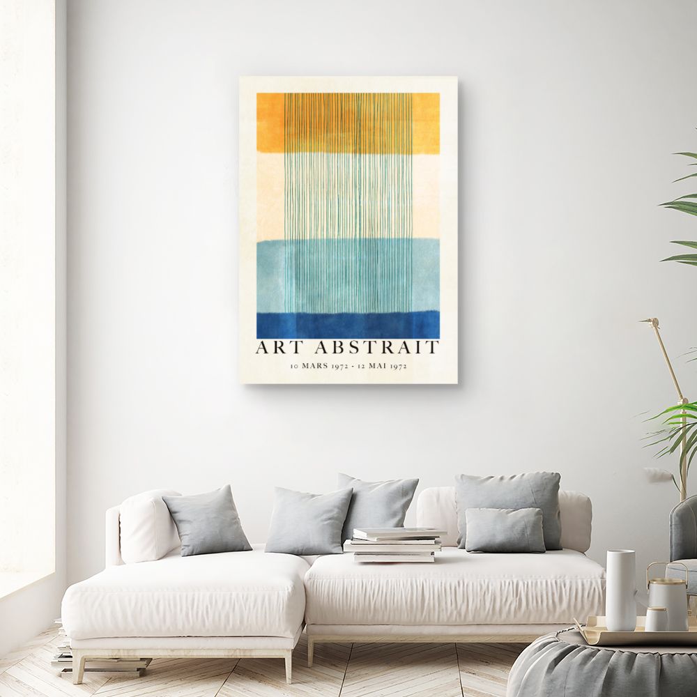 Tableau Rayures abstraites élégantes