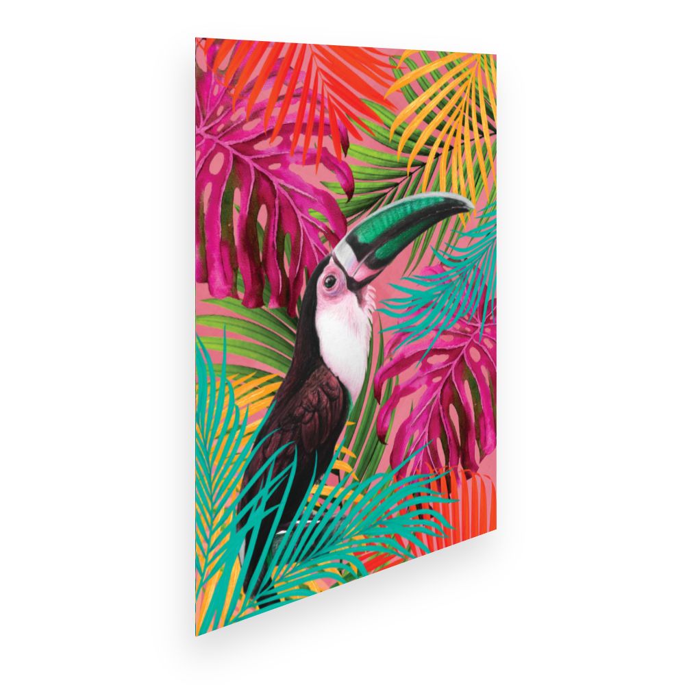 Affiche Perroquet tropical vibrant