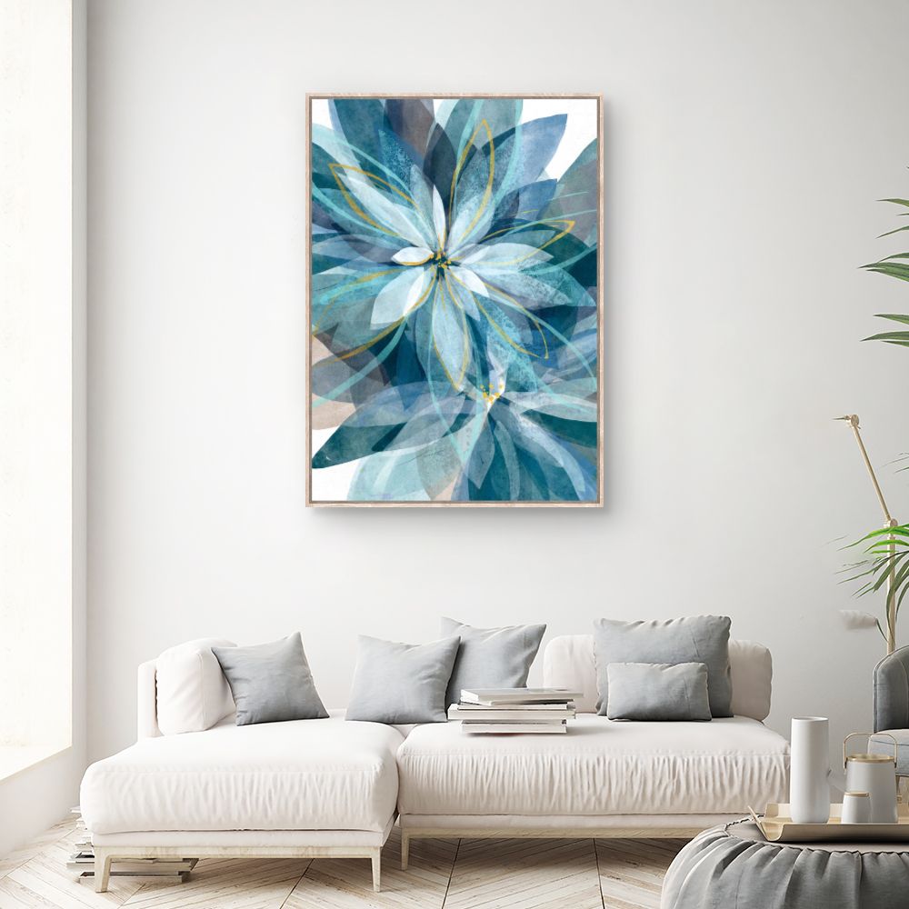 Tableau Fleurs abstraites