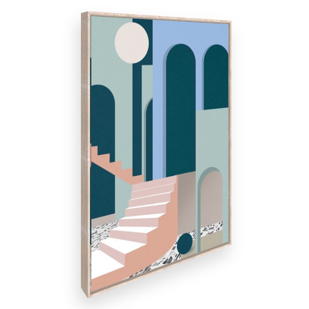 Toile Escaliers élégants