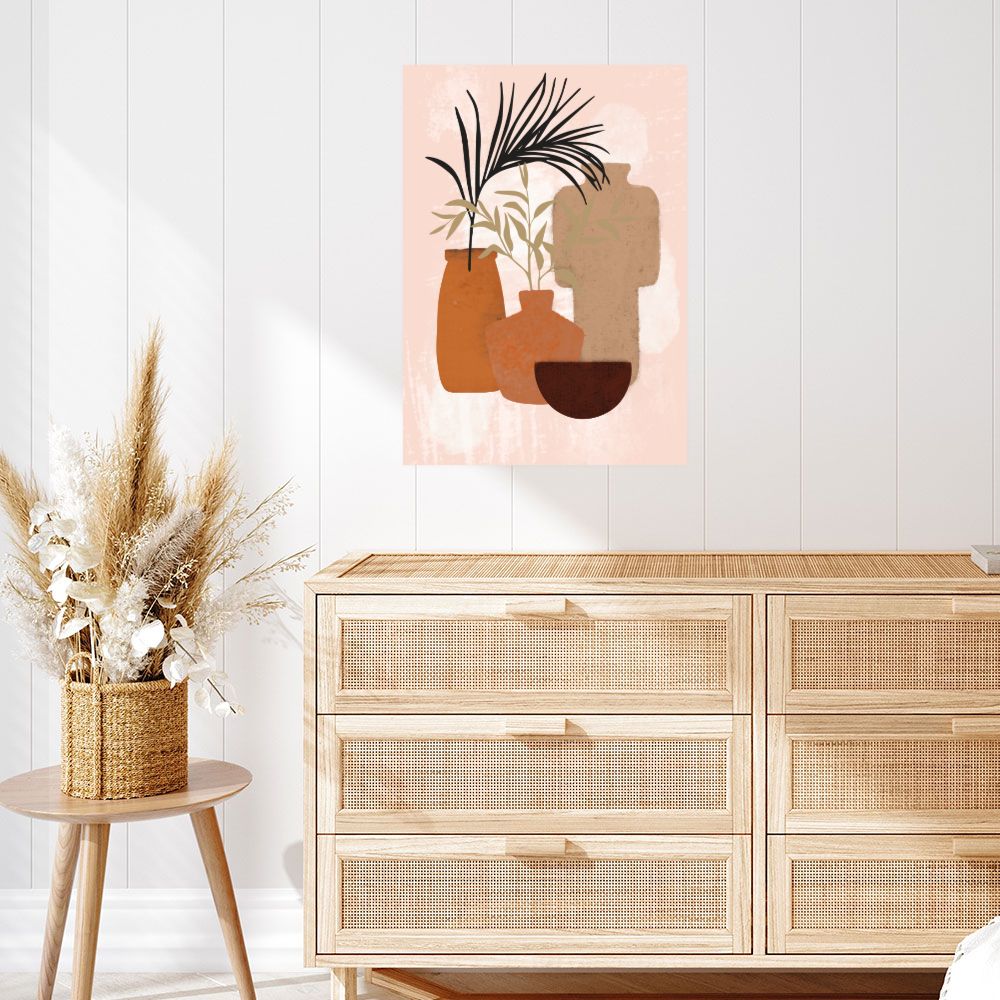 Affiche Vases bohèmes élégants