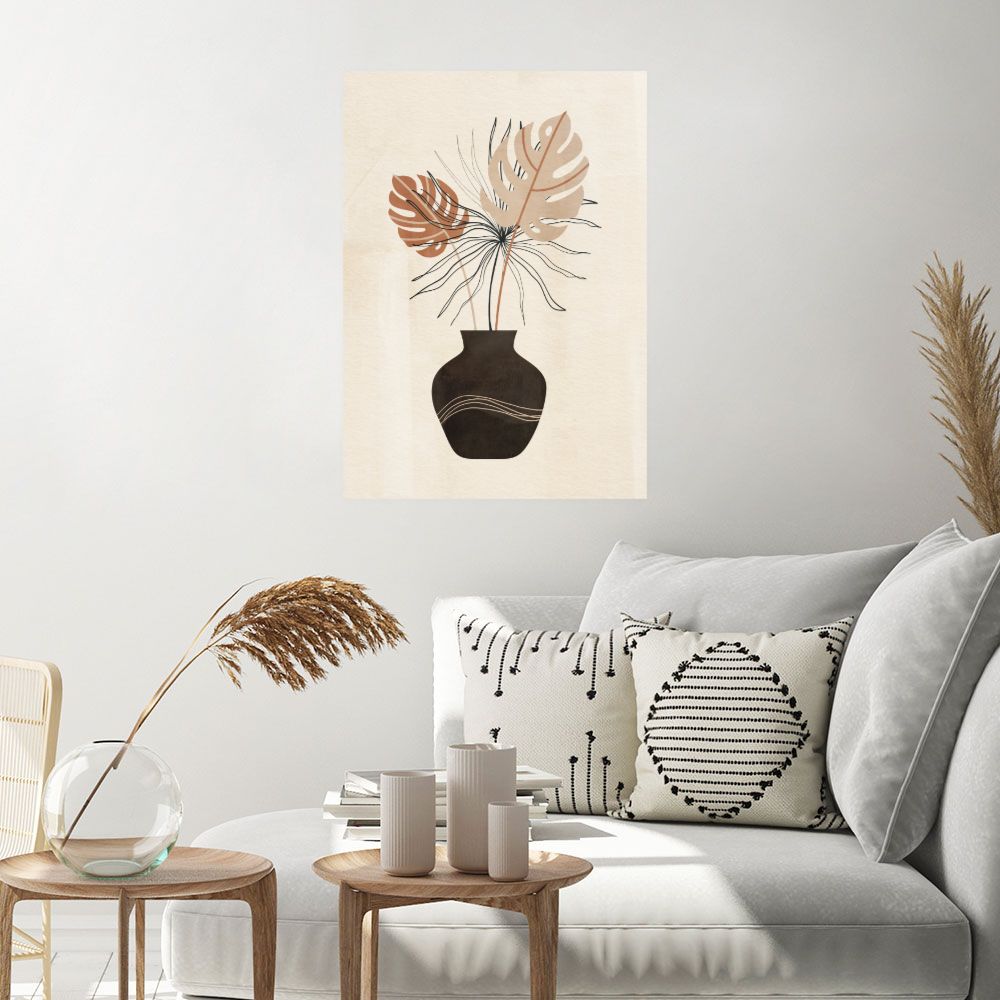 Affiche Feuilles élégantes