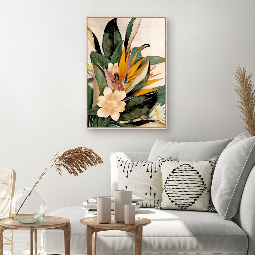 Tableau Fleurs tropicales exotiques