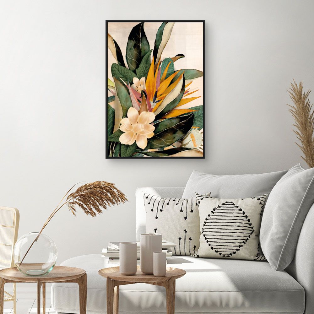 Tableau Fleurs tropicales exotiques